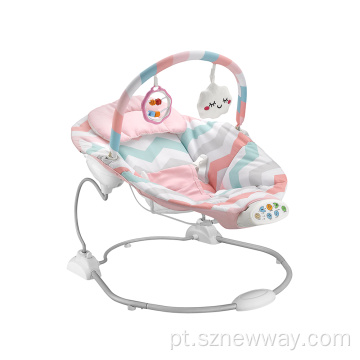 Cadeira de balanço elétrica portátil para bebê Ronbei com música